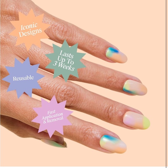 NIB Chillhouse Chill Tips Press On Nail Kit in Groovy Baby - Picture 3 of 8